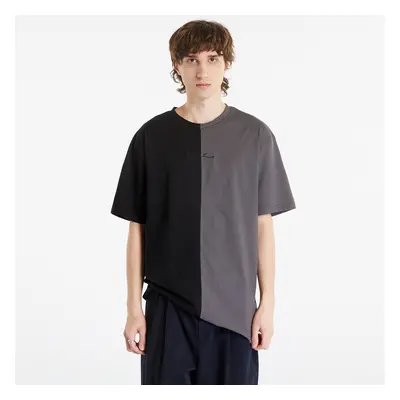 Tričko Karl Kani Small Signature Split Tee Black/ Anthracite