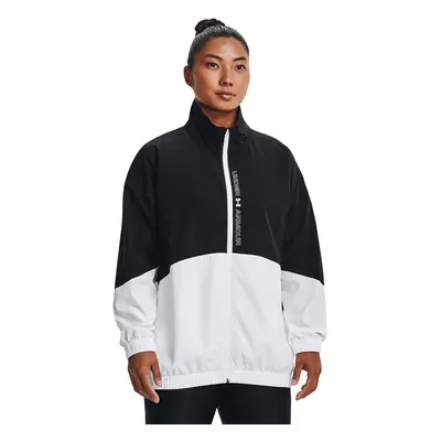 Bunda Under Armour Woven Fz Oversized Jacket Black