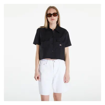 Košile Dickies Cropped Short Sleeve Work Shirt Black