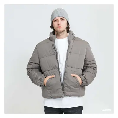 Bunda Urban Classics Cropped Puffer Jacket Grey