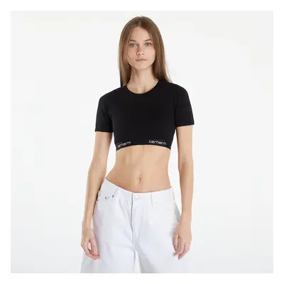 Tričko Carhartt WIP W' Script Crop Top Black