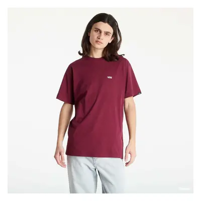 Tričko Vans Left Chest Logo Tee Wine