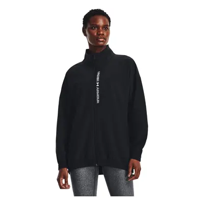 Bunda Under Armour Woven Fz Oversized Jacket Black