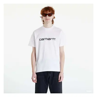 Tričko Carhartt WIP S/S Script T-Shirt White/ Black