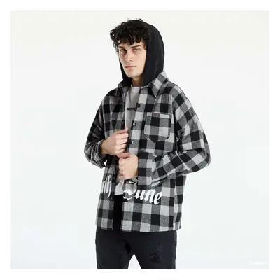 Košile Sixth June Tartan Hooded Shirt Grey