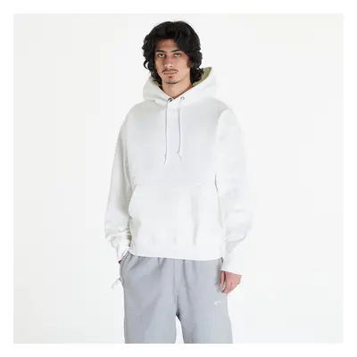 Mikina Nike Solo Swoosh Men's Fleece Pullover Hoodie Sail/ White