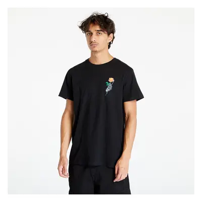 Tričko Urban Classics Chrome Skeleton Hand Tee Black