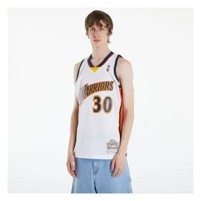 Dres Mitchell & Ness Golden State Warriors Stephen Curry Swingman Jersey White