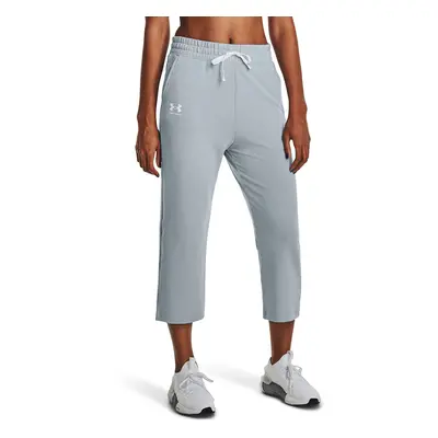 Tepláky Under Armour Rival Terry Flare Crop Blue