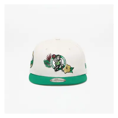 Kšiltovka New Era Boston Celtics 9FIFTY NBA Floral Snapback Cap Stone/ Kelly Green