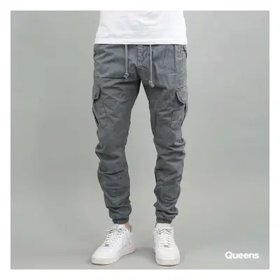 Kalhoty Urban Classics Cargo Jogging Pants Grey