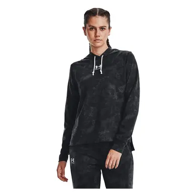 Mikina Under Armour Rival Terry Print Hoodie Black