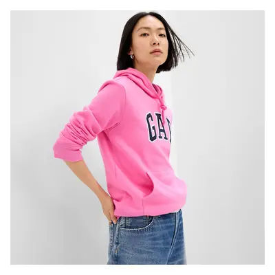 Mikina GAP Pullover Logo Hoodie Standout Pink