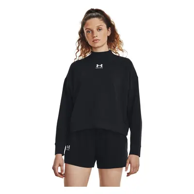 Mikina Under Armour Rival Terry Mock Crew Black