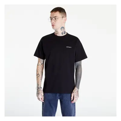 Tričko Carhartt WIP S/S Script Embroidery T-Shirt Black