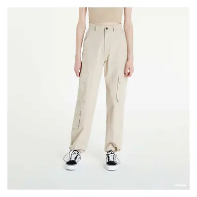 Kalhoty Sixth June Wide Leg Cargo Pants Cream