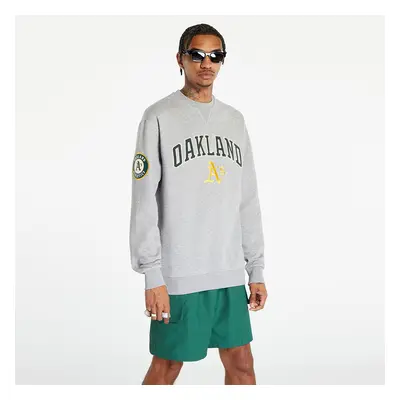 Mikina New Era Oakland Athletics Mlb Large Logo Crew Neck Sweatshirt Grey