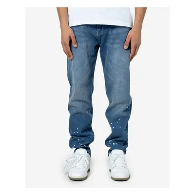 Džíny Don Lemme Straight Fit Jeans Splatter Washed Blue