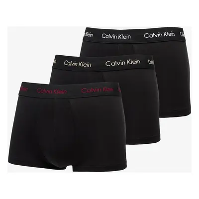 Boxerky Calvin Klein Cotton Stretch Classic Fit Low Rise Trunk 3-Pack Black