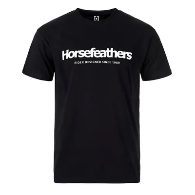 Tričko Horsefeathers Quarter T-Shirt Black