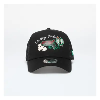 Kšiltovka New Era Boston Celtics 9Forty Trucker Black