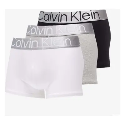 Boxerky Calvin Klein Ckr Steel Cotton Trunk 3-Pack Black/ White/ Grey Heather