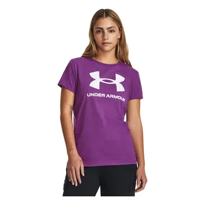 Tričko Under Armour W Sportstyle Logo Ss Cassis