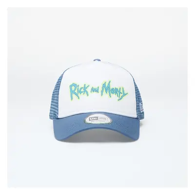 Kšiltovka New Era x Rick And Morty 9Forty Trucker Snapback Faded Blue/ White