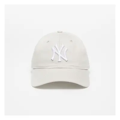 Kšiltovka New Era New York Yankees League Essential 9TWENTY Adjustable Cap Stone/ White