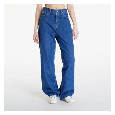 Kalhoty Calvin Klein Jeans High Rise Relaxed Jeans Denim