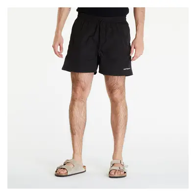 Plavky Carhartt WIP Tobes Swim Trunks Black/ White