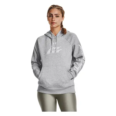 Mikina Under Armour Rival Fleece Graphic Hdy Mod Gray Light Heather