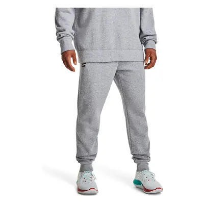 Tepláky Under Armour Curry Fleece Sweatpants Mod Gray Full Heather