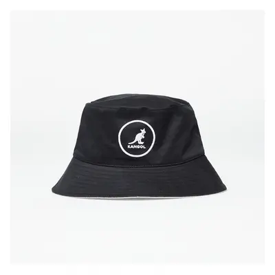 Klobouk KANGOL Cotton Bucket Black/ White