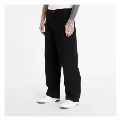 Kalhoty Carhartt WIP Wide Panel Pant Black Rinsed