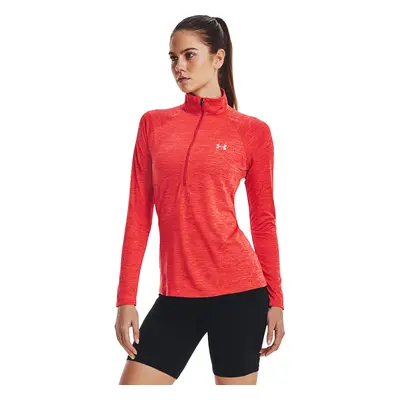 Mikina Under Armour Tech 1/2 Zip - Twist Red