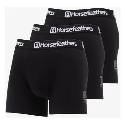 Boxerky Horsefeathers Dynasty 3-Pack Boxer Shorts Black