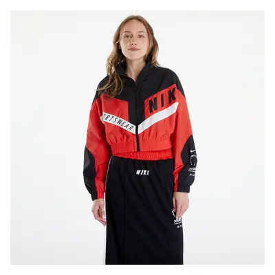 Bunda Nike Sportswear Women's Woven Jacket Lt Crimson/ Black/ Black