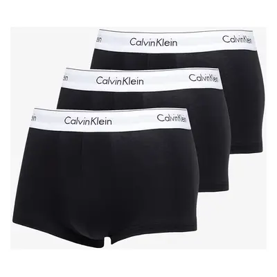 Boxerky Calvin Klein Modern Cotton Stretch Low Rise Trunk 3-Pack Black/ White