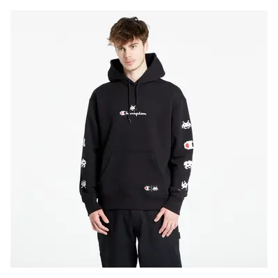 Mikina Champion x Space Invaders Hooded Sweatshirt Black