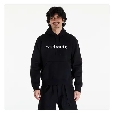 Mikina Carhartt WIP Hooded Carhartt Sweat Black/ White