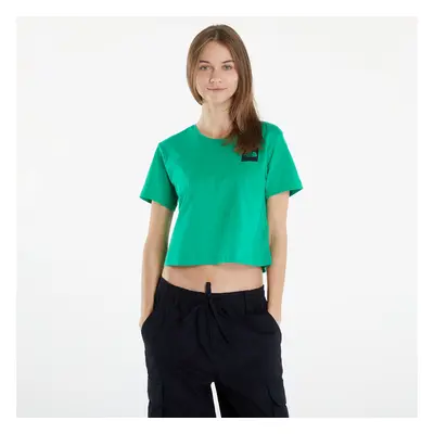 Tričko The North Face S/S Cropped Fine Tee Optic Emerald