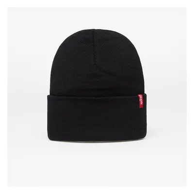 Čepice Levi's ® Slouchy Red Tab Beanie Black