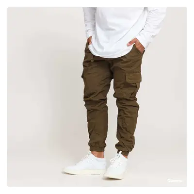 Kalhoty Urban Classics Cargo Jogging Pants Brown