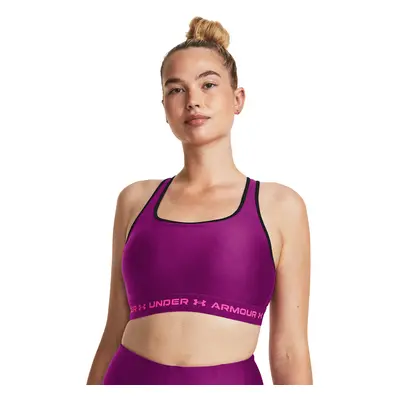 Podprsenka Under Armour Crossback Mid Bra Mystic Magenta