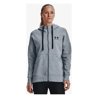 Mikina Under Armour Rival Fleece Fz Hoodie Gray