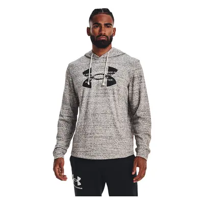 Mikina Under Armour Rival Terry Logo Hoodie Onyx White