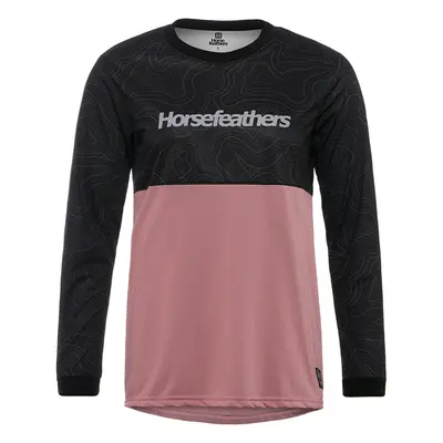 Tričko Horsefeathers W Fury Ls Bike T-Shirt Ash Rose