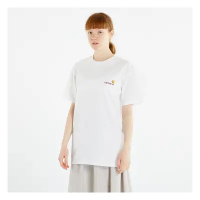 Tričko Carhartt WIP American Script Short Sleeve T-Shirt UNISEX White