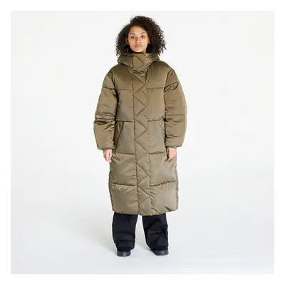 Bunda TOMMY JEANS Long Satin Puffer Green